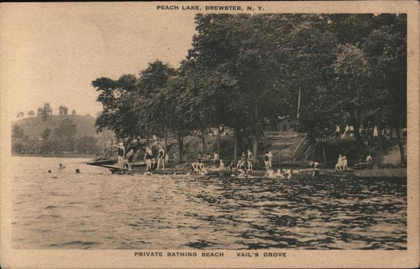 Peach Lake Private Bathing Beach Vail's Grove Brewster New York