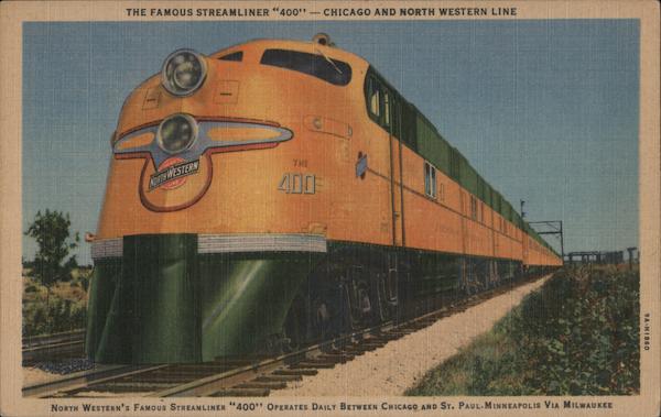 The Famous Streamliner 400 - Chicago and North Western Line