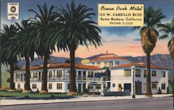 Ocean Park Motel Postcard