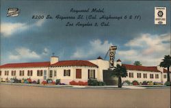 Raywood Motel Los Angeles, CA Postcard Postcard Postcard