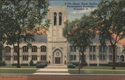 Sigma Alpha Epsilon Chapel (Levere Memorial Temple), Northwestern University, Evanston, Illinois Postcard