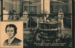 Terrace Kitchen - One of the five Betty Crocker kitchens at General Mills, Minneapolis, MN Postcard