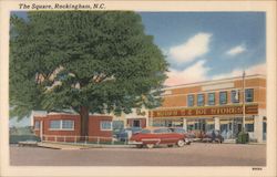 The Square Rockingham, NC Postcard Postcard Postcard