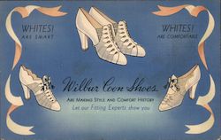 Wilbur Coon Shoes - Whites are Smart, Comfortable! Advertising Postcard Postcard Postcard