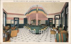 The New Hiawatha Bar, Stanton's Palm Garden Postcard