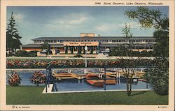 Hotel Geneva Lake Geneva, WI Postcard Postcard Postcard