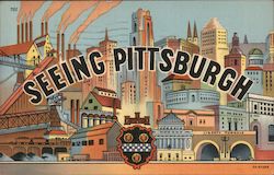 Seeing Pittsburg Postcard
