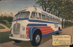 All American Bus Lines, Inc. Postcard