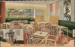 Zebra Room - The Town House Postcard