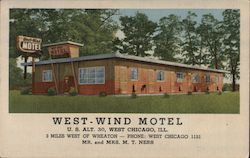 West-Wind Motel Postcard