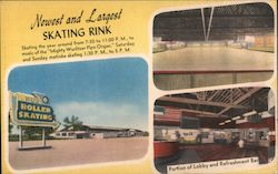 Hub Roller Skating Rink Chicago, IL Postcard Postcard Postcard
