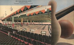 Tiny Town Bowling Alleys Richmond, VA Postcard Postcard Postcard