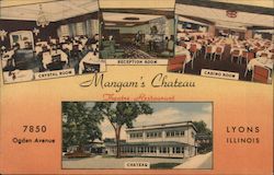 Mangam's Chateau Lyons, IL Postcard Postcard Postcard