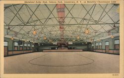 Skateland ROller RInk, Celoron Park Postcard