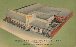 Original Last Word Chicken Downers Grove, IL Postcard Postcard Postcard