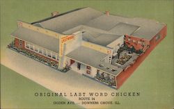 Original Last Word Chicken Postcard