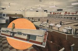 SPORT BOWL Postcard