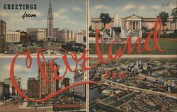 Greetings from Cleveland Ohio Postcard