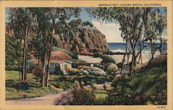 Emerald Bay, Laguna Beach, California Postcard