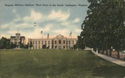 Virginia Military Institute, West Point of the South Lexington, VA Postcard