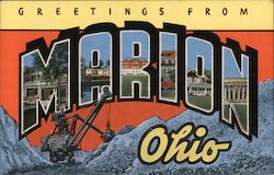 Greetings from Marion, Ohio Postcard