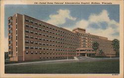 United States Veterans' Administration Hospital Madison, WI Postcard Postcard Postcard