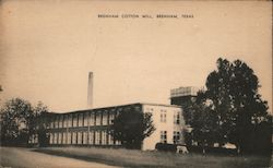 Brenham Cotton Mill Texas Postcard Postcard Postcard