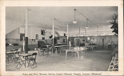 Army and Navy Masonic Service Center - Masonic Temple Postcard