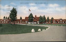 King's Gateway Hotel, Land o'Lakes, Wis Wisconsin Postcard Postcard Postcard