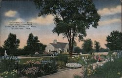 Administration Bldg, Botanical Gardens, Charles B. Whithall Park Postcard