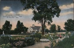 Administration Bldg, Botanical Gardens, Charles B. Whithall Park Milwaukee, WI Postcard Postcard Postcard