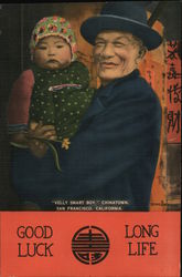 "Velly Smart Boy" - Chinatown - Good Luck, Long Life Postcard