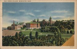 Holy Cross College Worcester, MA Postcard Postcard Postcard