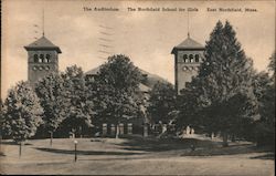 The Auditorium - The Northfield School For Girls East Northfield, MA Postcard Postcard Postcard