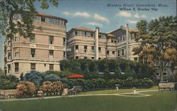 Weldon Hotel - New England Charm and Hospitality Greenfield, MA Postcard Postcard Postcard