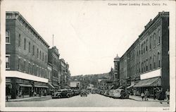 Center Street Looking South Postcard