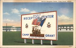 Recruit Reception Center Postcard
