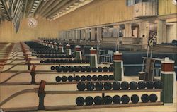 Sunset Bowling Center Postcard
