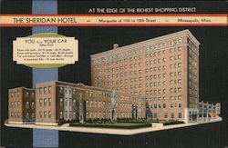 The Sheridan Hotel Postcard