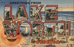 Greetings from Lake Worth, Florida Postcard