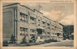 Lynch Colored School Kentucky Postcard Postcard Postcard