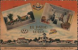 El Patio Tourist Lodge Postcard