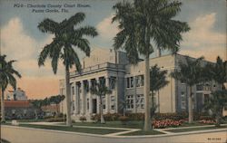 Charlotte County Court House Postcard