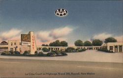 La Cima Court on Highways 70 and 285 Roswell, NM Postcard Postcard Postcard