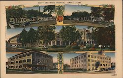 Scott and White Hospital, Temple, Texas Postcard Postcard Postcard