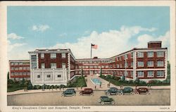 King's Daughters Clinic and Hospital Temple, TX Postcard Postcard Postcard