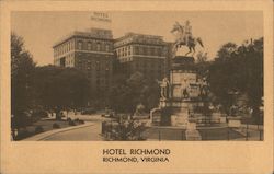 Hotel Richmond Virginia Postcard Postcard Postcard