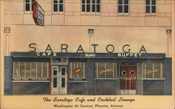 Saratoga Cafe and Cocktail Lounge Postcard