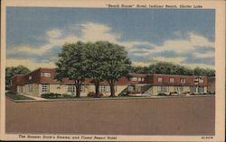 Beach House Hotel, Indian Beach, Shafer Lake Postcard