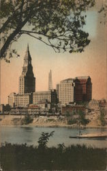 Travelers Tower as Seen From the East Side of Connecticut River Hartford, CT Postcard Postcard Postcard